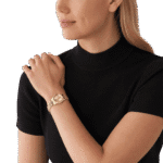 Original Michael Kors Lexington Three-Hand Gold-Tone Stainless Steel Watch-MK4741-1