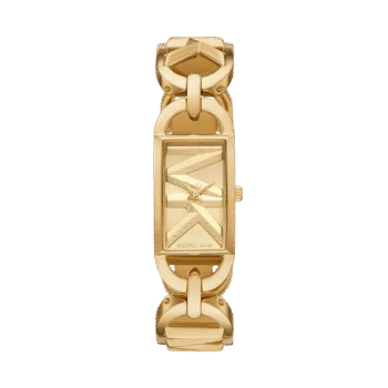 Original Michael Kors MK Empire Three-Hand Gold-Tone Stainless Steel Watch MK7406 GOLD 30mm