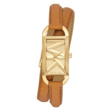 Original Michael Kors MK4721 - Empire Three-Hand Double Wrap Leather Watch