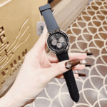 Original Michael Kors Quartz Black Silicon Strap Women’s Watch MK6944-1
