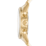 Original Michael Kors Women’s Bryant Chronograph Gold-Tone Steel Watch-MK6597-1