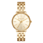 Original Michael Kors Women's Pyper Three-Hand Gold-Tone Stainless Steel Watch - 38mm