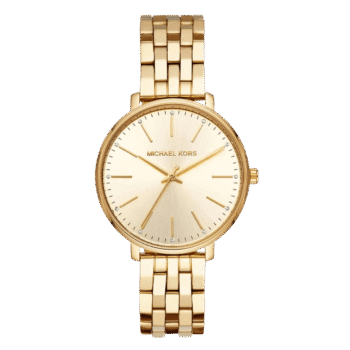 Original Michael Kors Women's Pyper Three-Hand Gold-Tone Stainless Steel Watch - 38mm