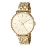 Original Michael Kors Women’s Pyper Three-Hand Gold-Tone Stainless Steel Watch-38mm-1