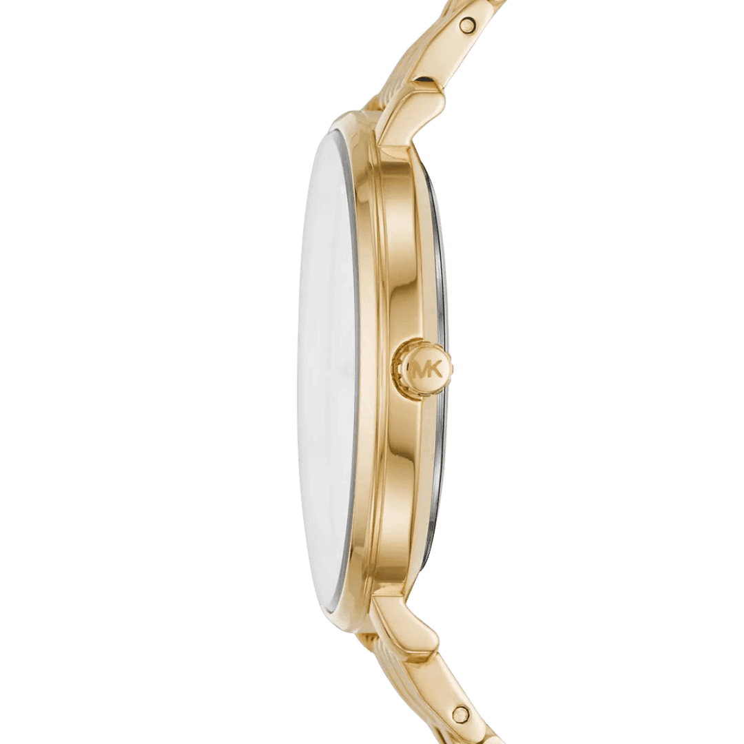 Original Michael Kors Women's Pyper Three-Hand Gold-Tone Stainless Steel Watch-38mm-4