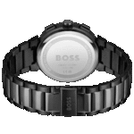 Original BOSS Chronograph Quartz Watch for Men with Black Stainless Steel Bracelet-1514001-1