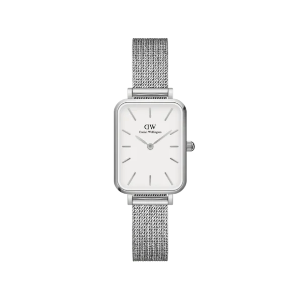 Original DANIEL WELLINGTON Ladies Watch Quadro Pressed Sterling Silver ...