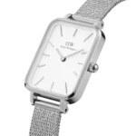 Original DANIEL WELLINGTON Ladies Watch Quadro Pressed Sterling Silver DW00100438 -1