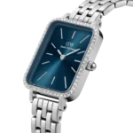 Original DANIEL WELLINGTON Watch Quadro Lumine Bezel 5-Link Arctic S DW00100670 -1