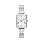 Original DANIEL WELLINGTON Watch Quadro Roman Numerals 5-Link Silver DW00100691 -1