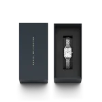 Original DANIEL WELLINGTON Watch Quadro Roman Numerals 5-Link Silver DW00100691 -1