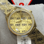 Original GUESS Women’s W1279L2 Analog Display Japanese Quartz Stainless Steel Band Watch, Gold -1