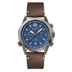 Original Hugo Boss Mens Quartz Watch Chronograph Display and Leather Strap 1513773 Brown Strap-1