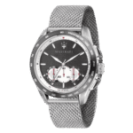 Original Maserati Men’s TRAGUARDO Stainless Steel Quartz Stainless-Steel Strap Silver 22 Casual Watch Model R8873612008-1