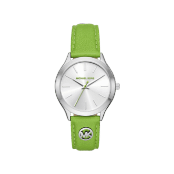 Original Michael Kors Watch Slim Runway MK7471 Women's Green