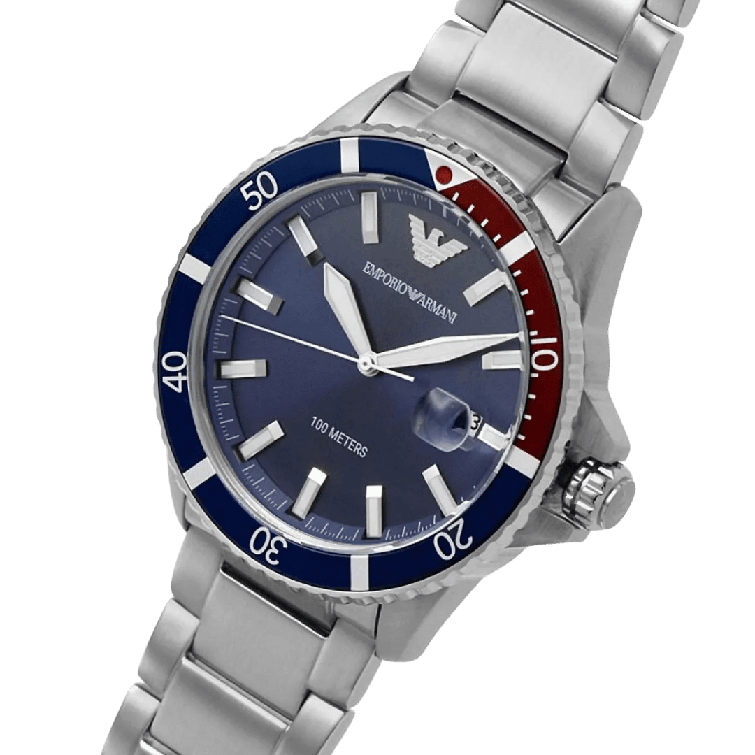 Original Emporio Armani Watch For Men Diver AR11339-42mm-4