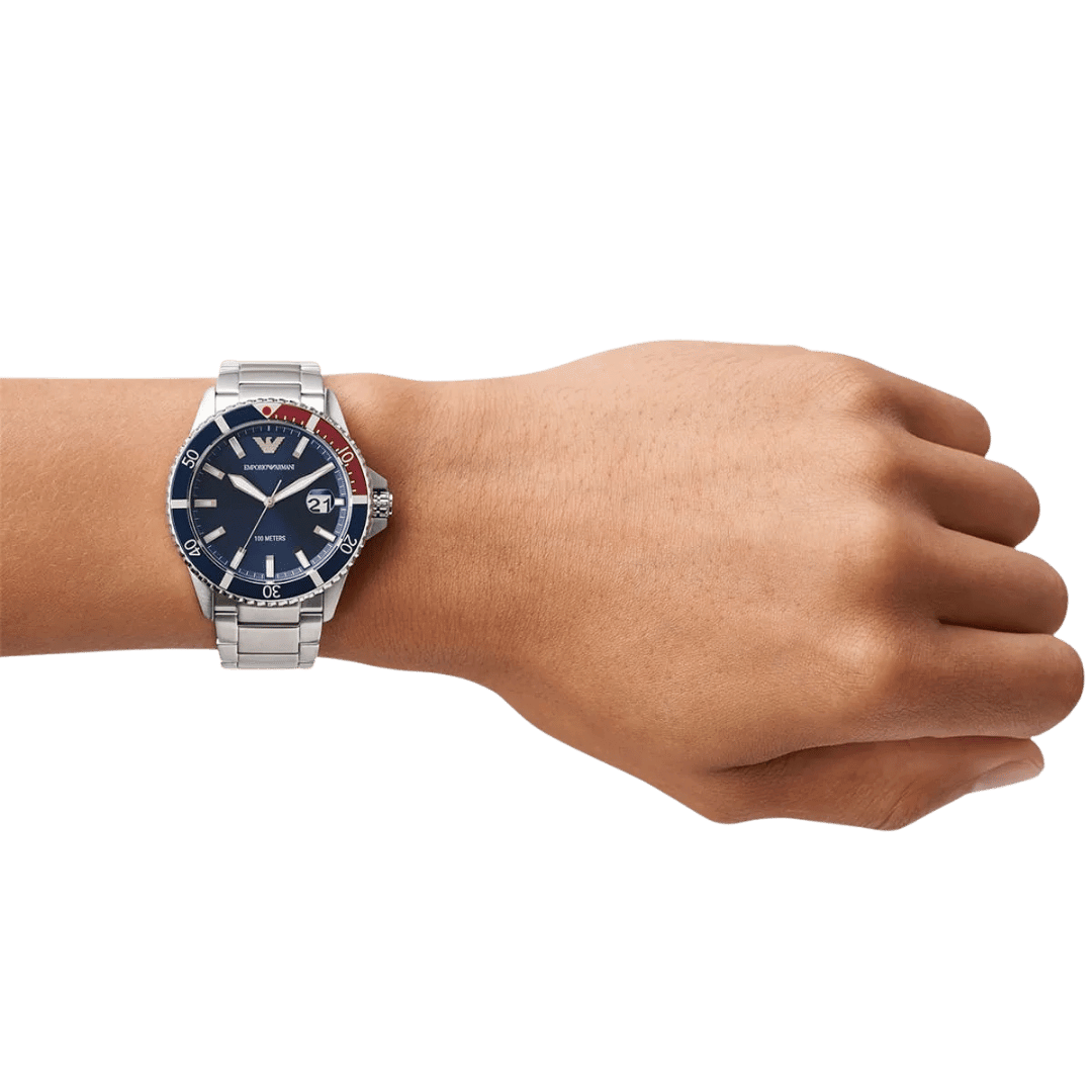 Original Emporio Armani Watch For Men Diver AR11339-42mm-8