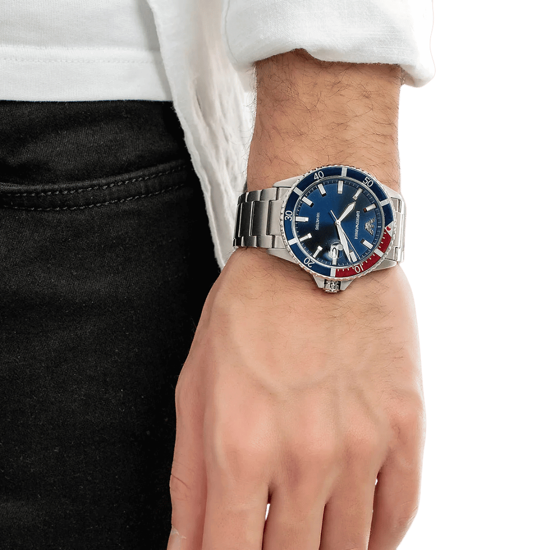Original Emporio Armani Watch For Men Diver AR11339-42mm-9