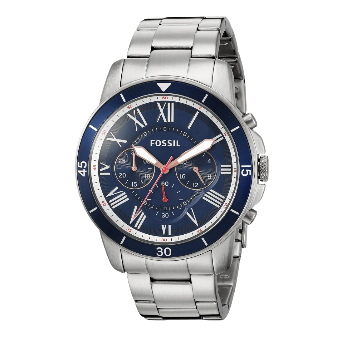 Original Fossil Watch For Men Grant FS5238-44mm-2