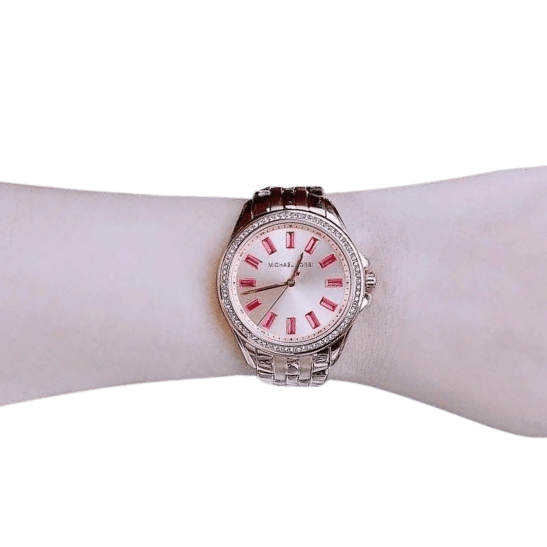 Original Michael Kors Watch for Women Mini Pilot Pave MK7367-36mm-5