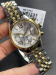 Michael Kors Women’s Silver Dial Stainless Steel Band Watch 2 tone – MK5955-1
