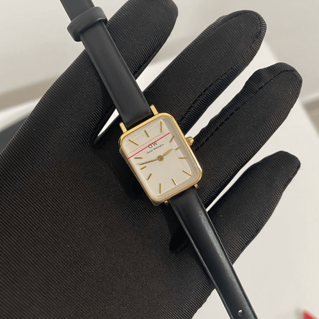 Original DANIEL WELLINGTON QUADRO PRESSED SHEFFIELD Watch DW00100559 - 20x26mm -5