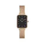 Original DANIEL WELLINGTON QUADRO PRESSED EVERGOLD Watch DW00100432-1