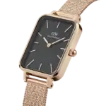 Original DANIEL WELLINGTON QUADRO PRESSED EVERGOLD Watch DW00100432-1