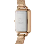 Original DANIEL WELLINGTON QUADRO PRESSED EVERGOLD Watch DW00100432-1