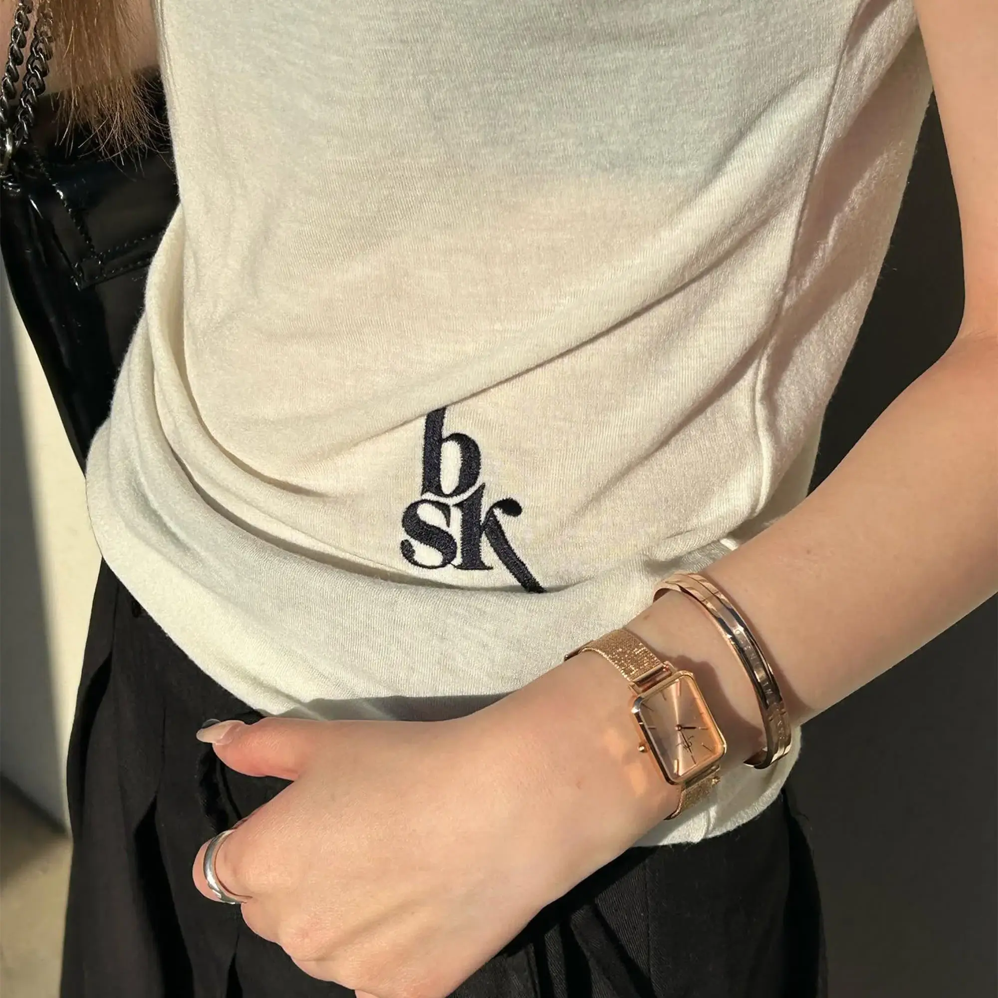 Original DANIEL WELLINGTON QUADRO PRESSED UNITONE Women Watch DW00100484 -4