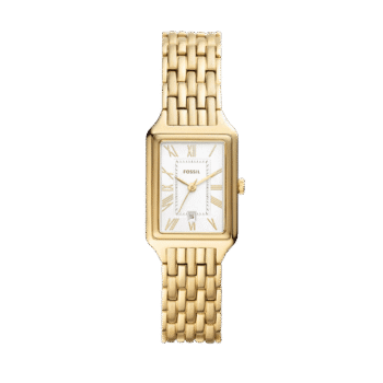 Original Fossil Watch For Women Raquel Three-Hand Date Gold Watch ES5220 23mm