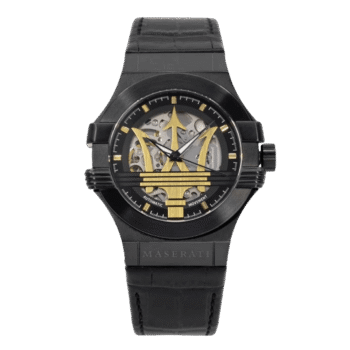 Original Maserati Potenza Automatic Skeleton Watch R8821108027 - 42mm