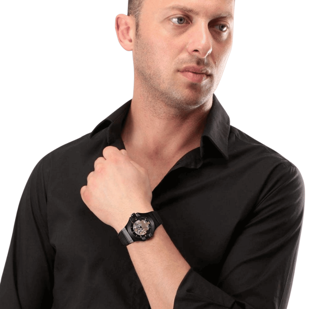 Original Maserati Potenza Automatic Skeleton Watch R8821108027-42mm-7