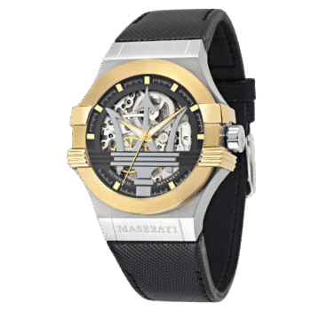 Original Maserati Potenza Automatic Skeleton Watch R8821108037 - 42mm