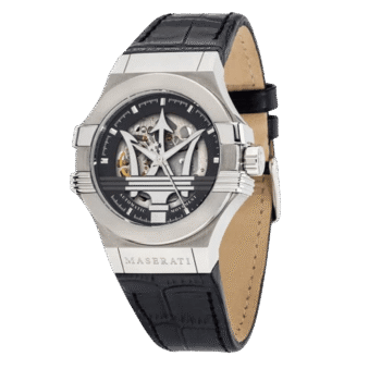 Original Maserati Potenza Automatic Skeleton Watch R8821108038 - 42mm