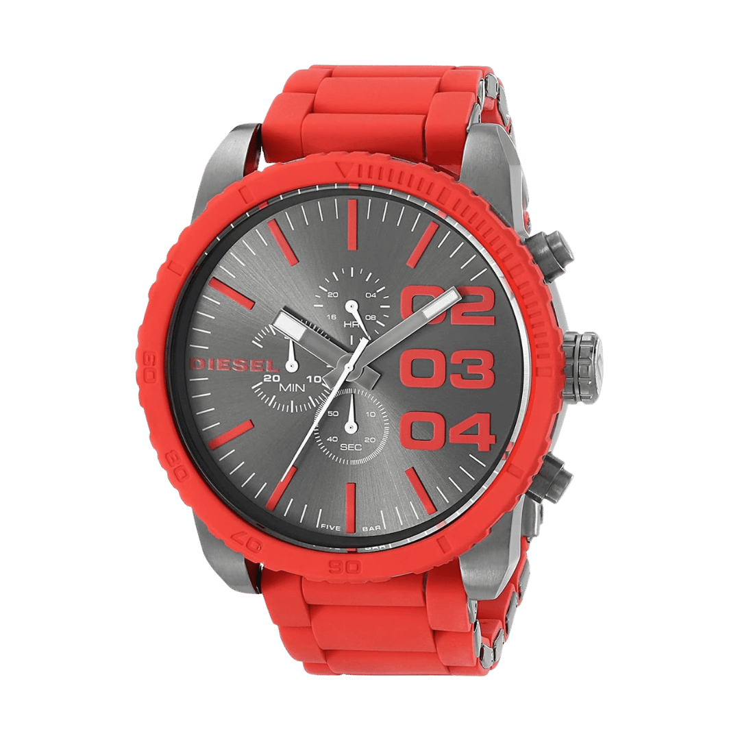 Original Diesel Watch Double Down Chronograph for Men DZ4289-52mm-2