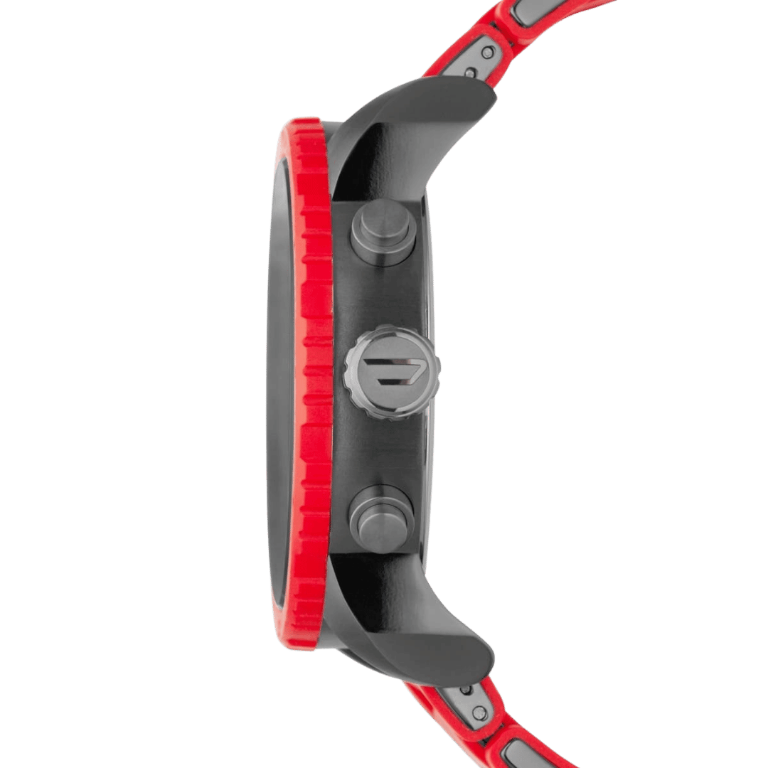 Original Diesel Watch Double Down Chronograph for Men DZ4289-52mm-4