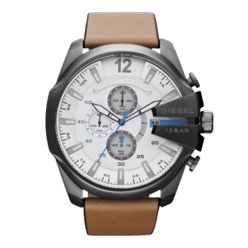 Original Diesel Watch Mega Chief Chronograph for Men DZ4280  - 51mm