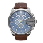 Original Diesel Watch Mega Chief Chronograph for Men DZ4281 - 49mm