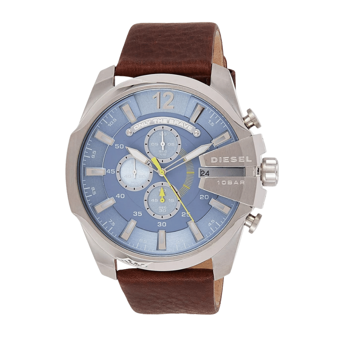 Original Diesel Watch Mega Chief Chronograph for Men DZ4281-49mm-2