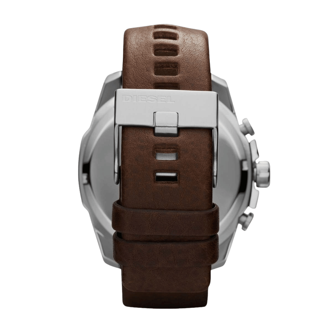 Original Diesel Watch Mega Chief Chronograph for Men DZ4281-49mm-5