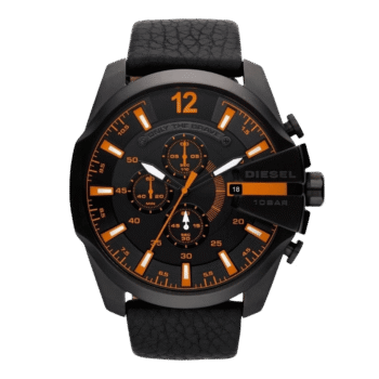 Original Diesel Watch Mega Chief Chronograph for Men DZ4291 - 52mm