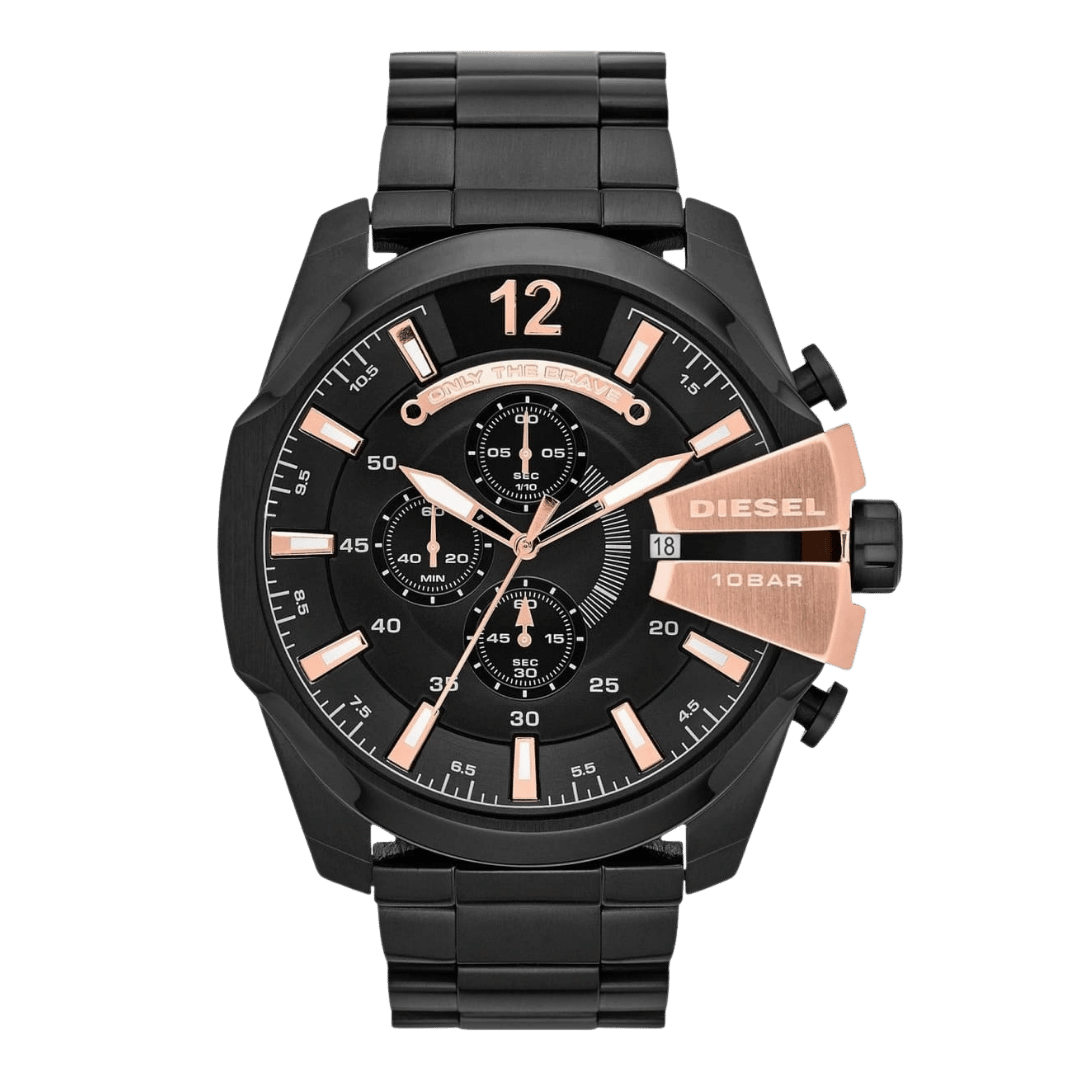 Original Diesel Watch Mega Chief Chronograph for Men DZ4309-51mm-1