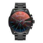 Original Diesel Watch Mega Chief Chronograph for Men DZ4318 - 51mm