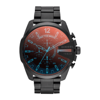 Original Diesel Watch Mega Chief Chronograph for Men DZ4318 - 51mm