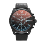 Original Diesel Watch Mega Chief Chronograph for Men DZ4323 - 51mm