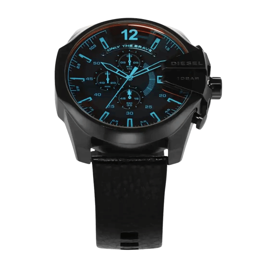 Original Diesel Watch Mega Chief Chronograph for Men DZ4323-51mm-2