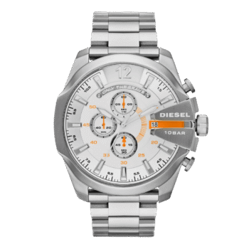 Original Diesel Watch Mega Chief Chronograph for Men DZ4328- 51mm