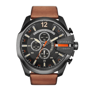 Original Diesel Watch Mega Chief Chronograph for Men DZ4343  - 51mm