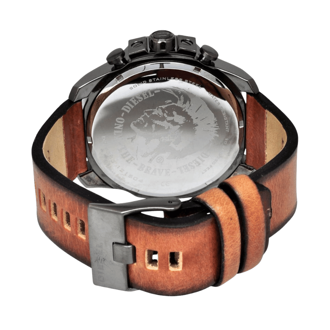 Original Diesel Watch Mega Chief Chronograph for Men DZ4343-51mm-4